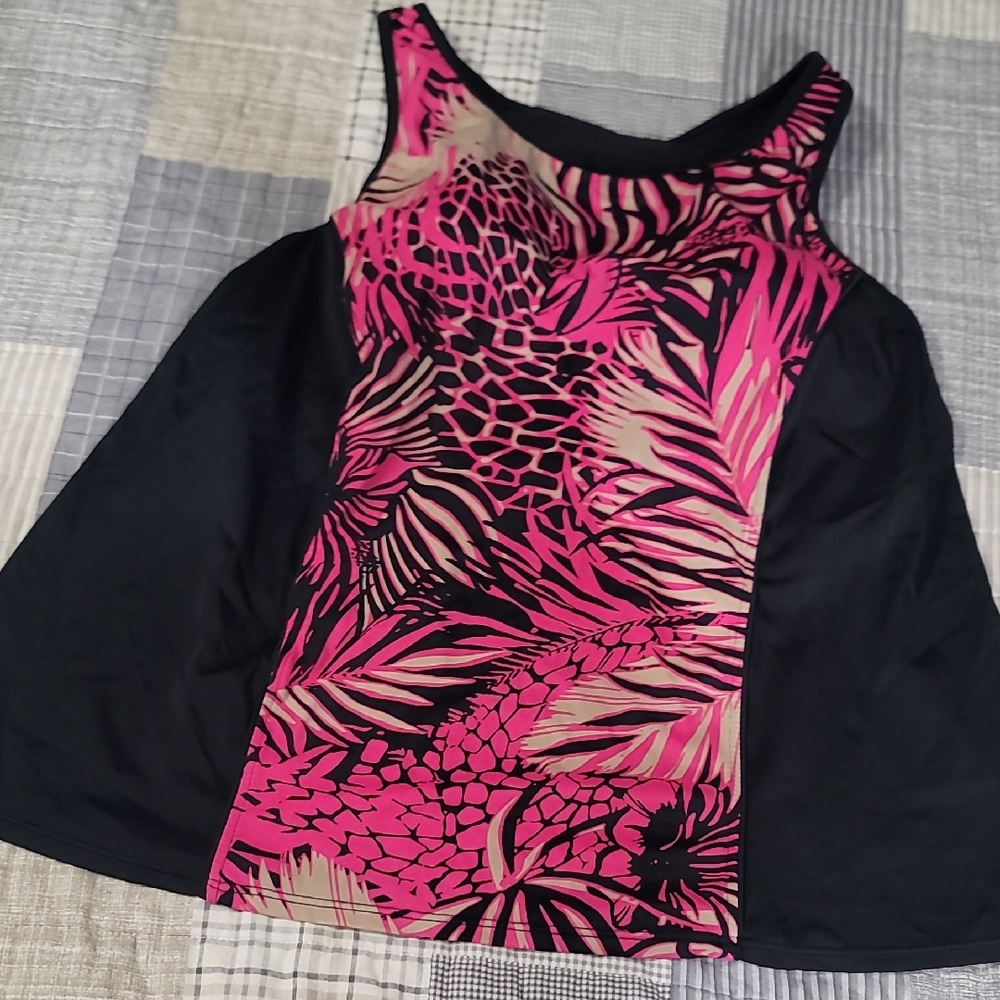 3/$20 Tropical Escape Tankini Top Only 20w
